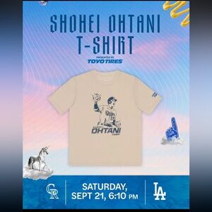 2024 Shohei Ohtani XL Shirt LA Dodgers 9/21/24